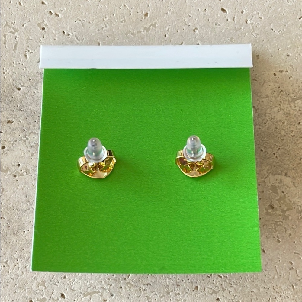 Kate Spade Gold and White ๐ฟ popcorn Earrings - Picture 4 of 4